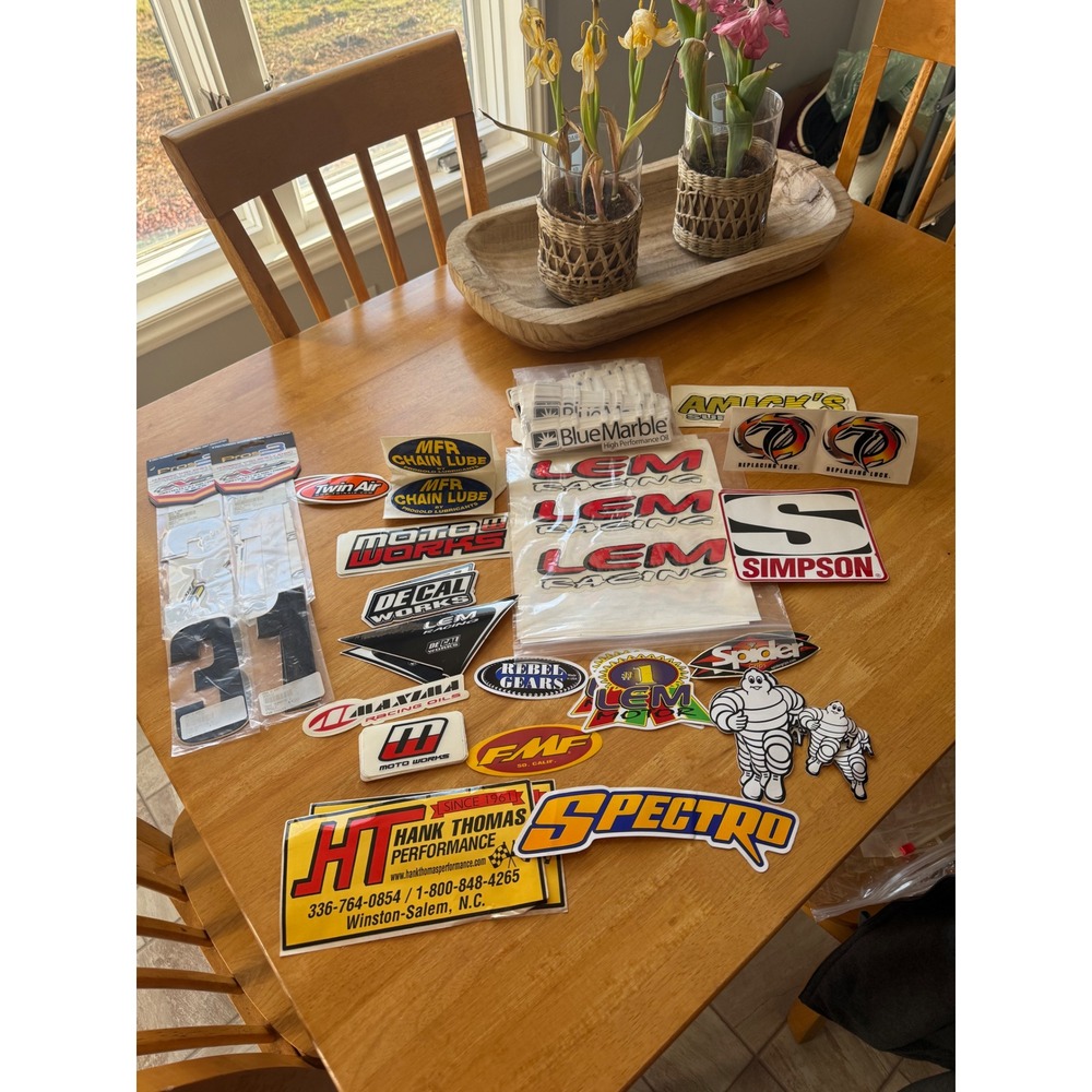 Vintage Motorsport Racing Decals and Stickers